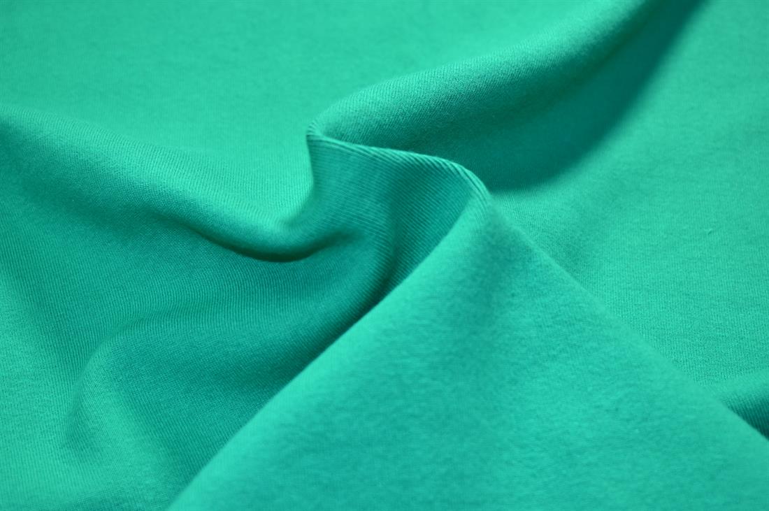 Jade Green Tubular Jersey Ribbing