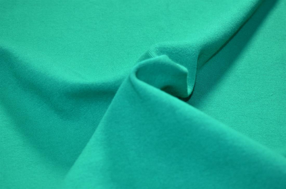 Jade Green Tubular Jersey Ribbing
