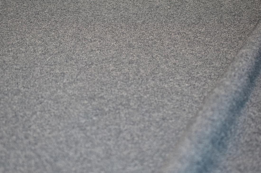 Marl Grey Tubular Jersey Ribbing