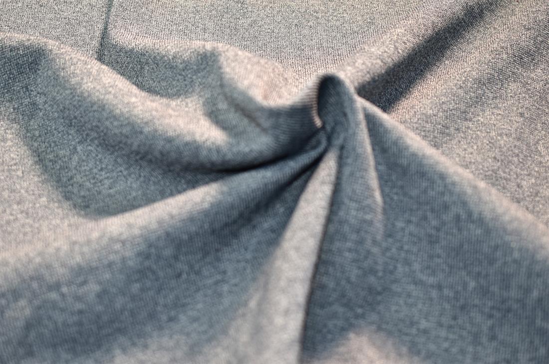 Marl Grey Tubular Jersey Ribbing