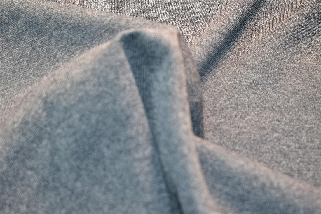 Marl Grey Tubular Jersey Ribbing
