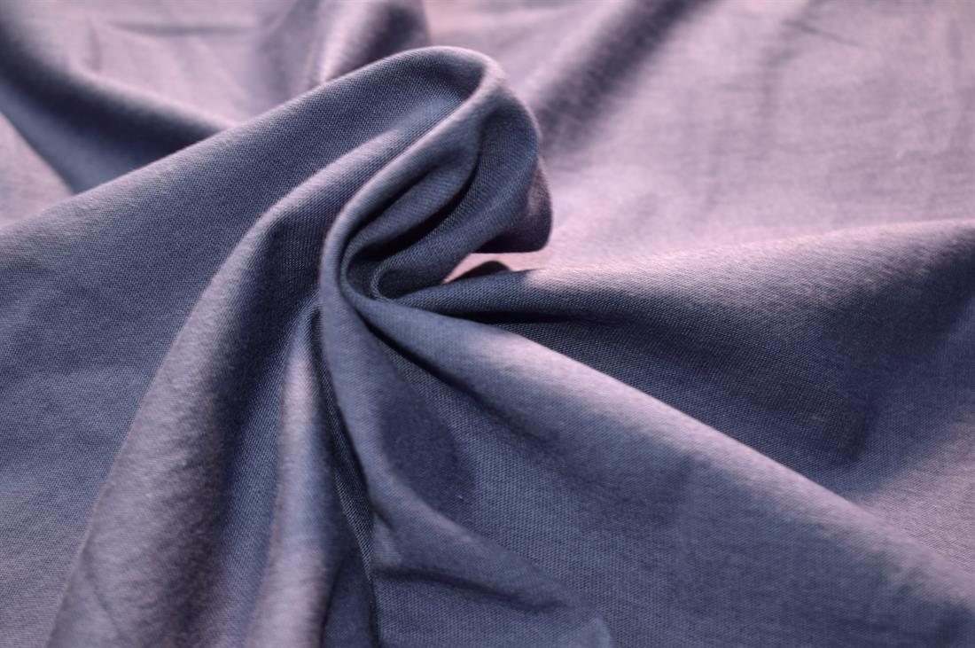 Navy Blue Tubular Jersey Ribbing