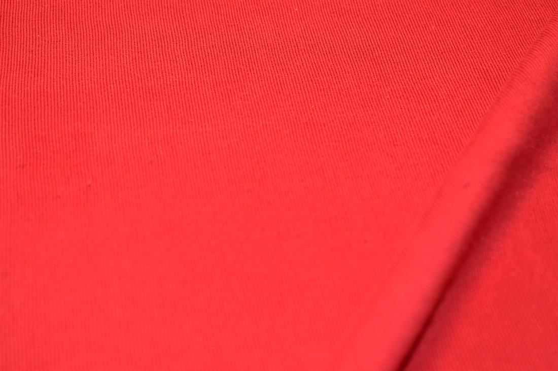 Red This Tubular Jersey Fabric