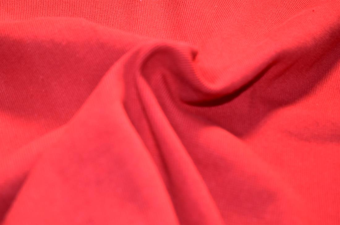 Red This Tubular Jersey Fabric