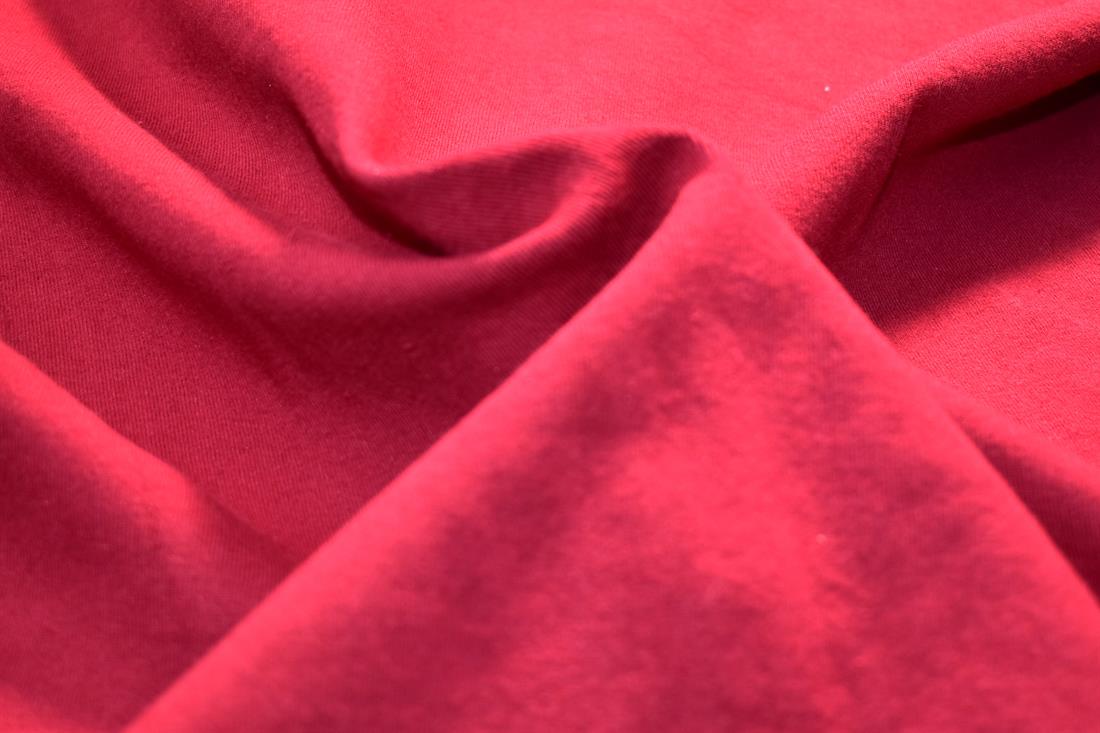 Wine Tubular Jersey Ribbing