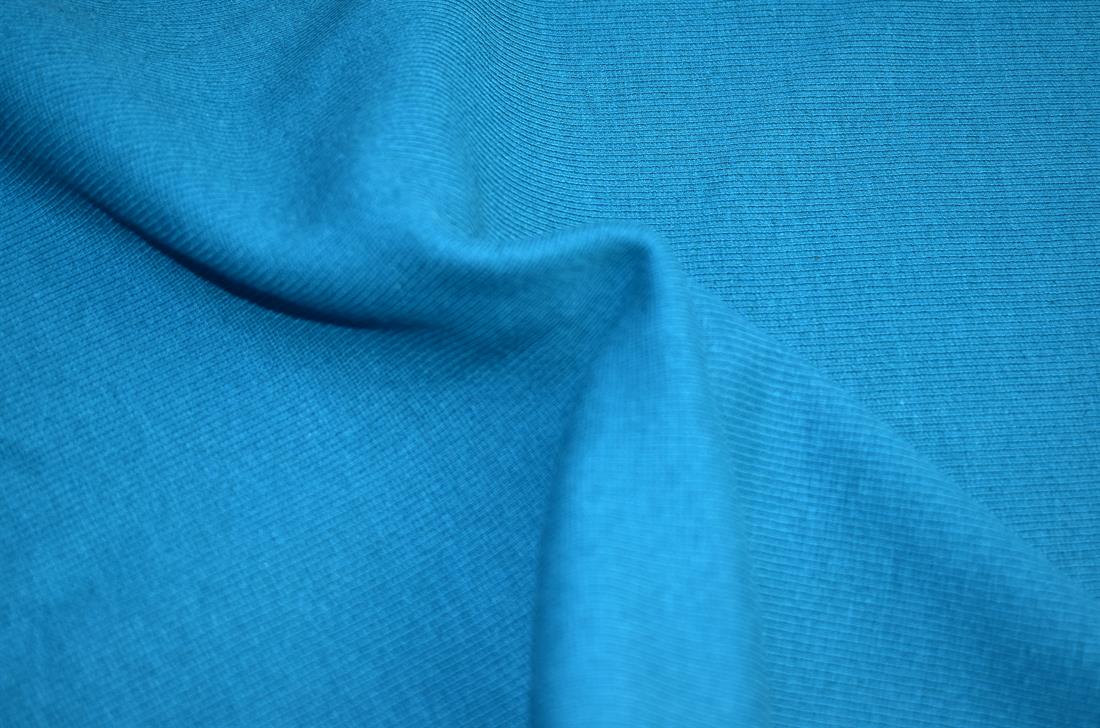 Teal This Ribbing Jersey Fabric