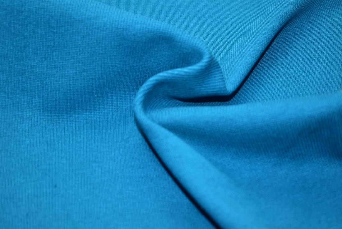 Teal This Ribbing Jersey Fabric