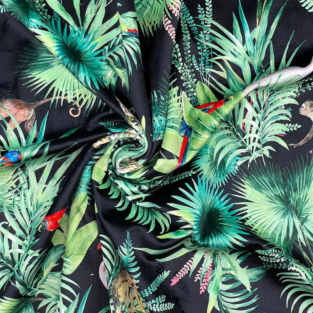 Amazon Digitally Printed Velvet