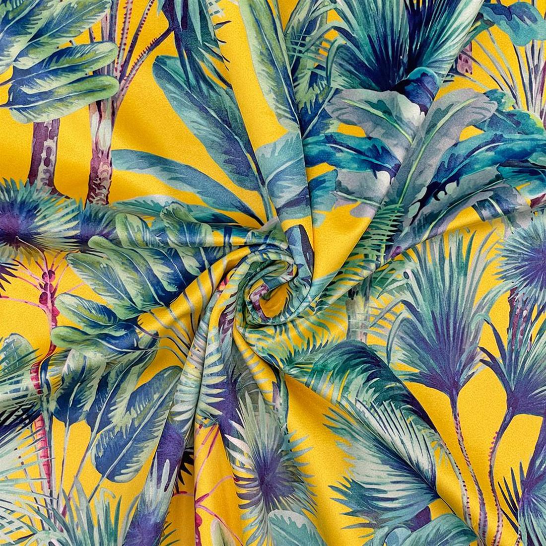 Palm Springs Digitally Printed Velvet