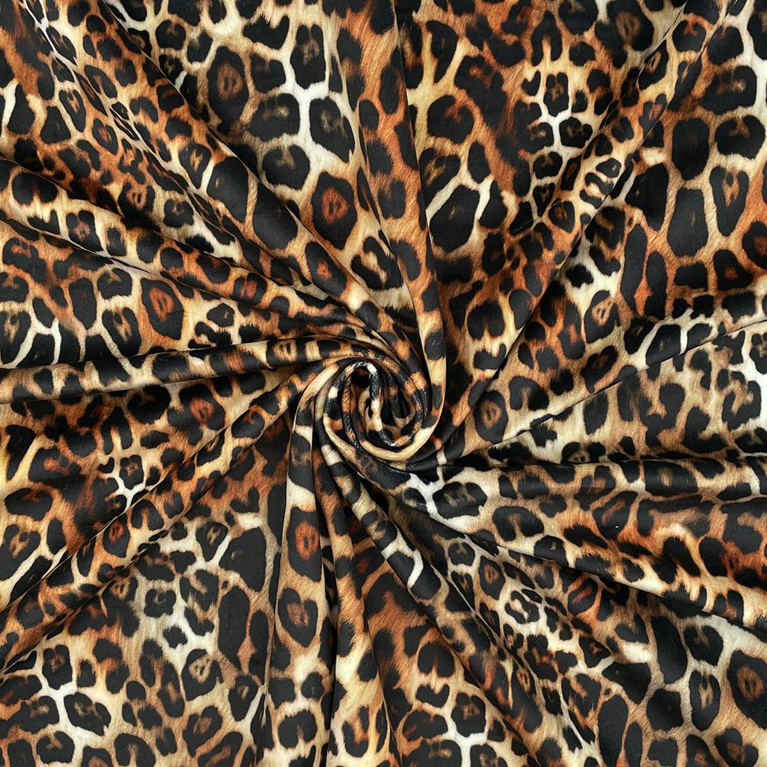 Brown Kalahari Digitally Printed Velvet