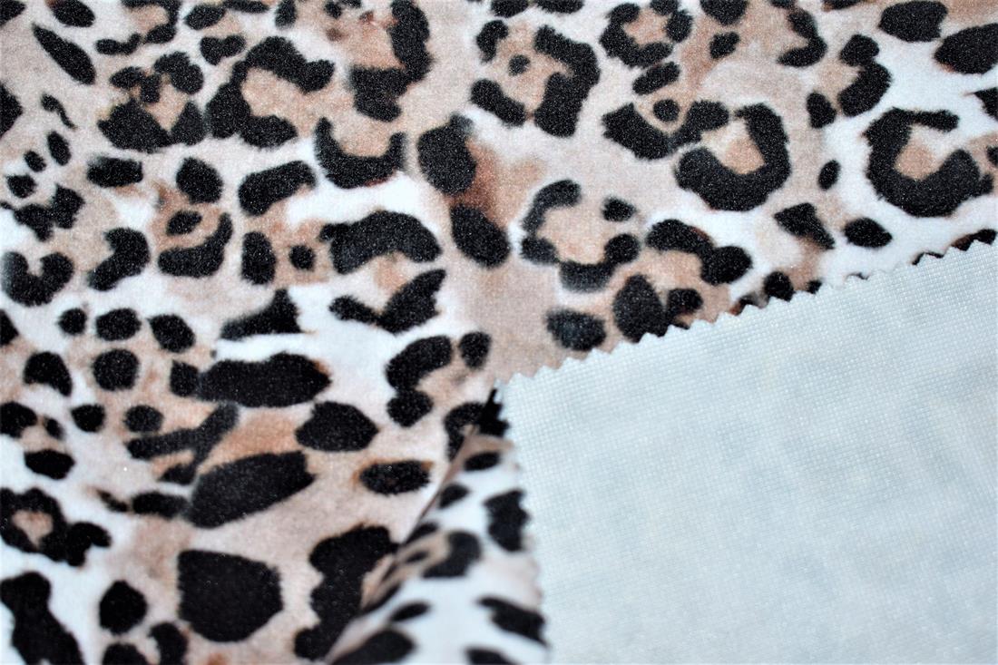 Brown Tanzania - Digitally Printed Velvet