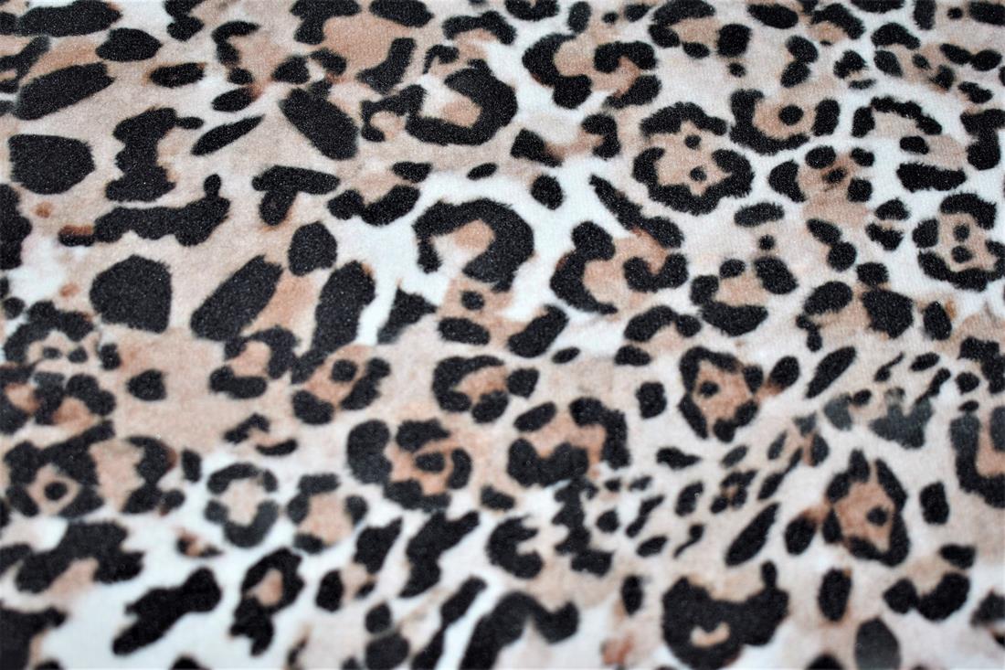 Brown Tanzania - Digitally Printed Velvet