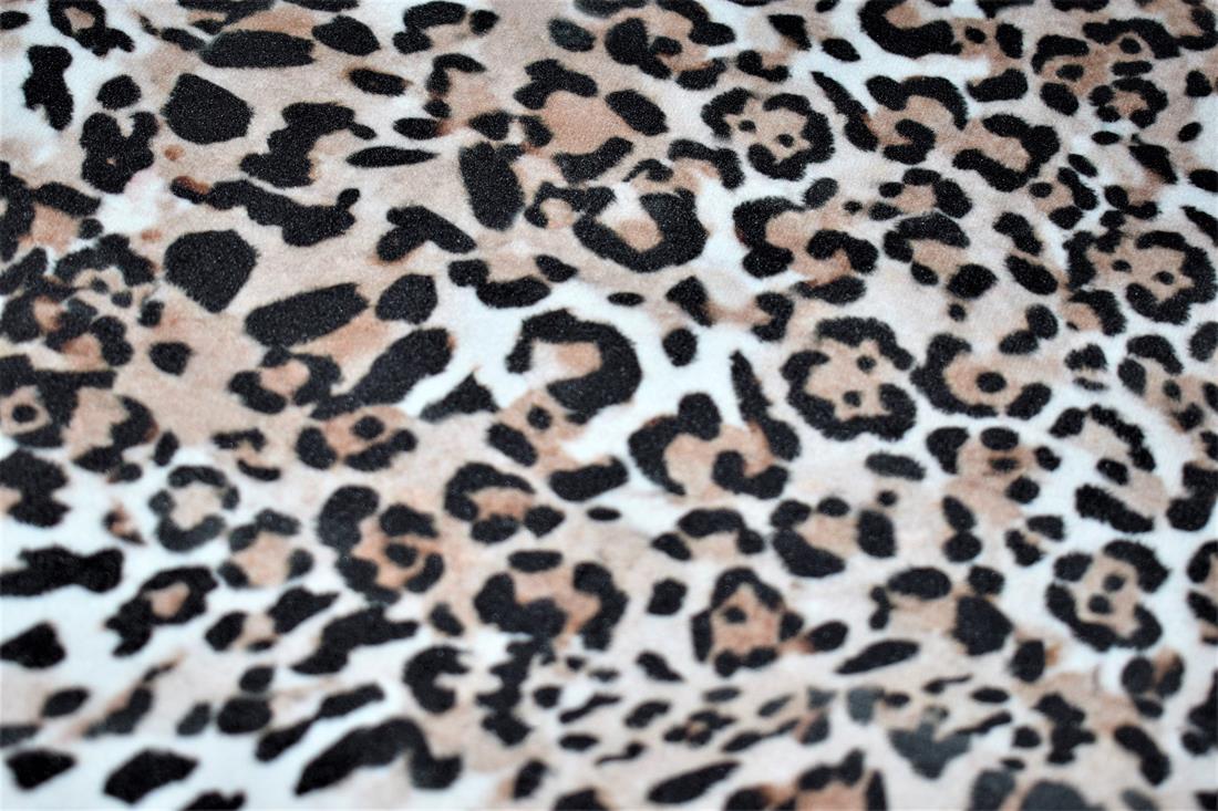 Brown Tanzania - Digitally Printed Velvet