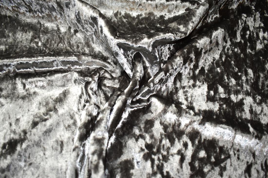 Silver & Grey Quality Velvet