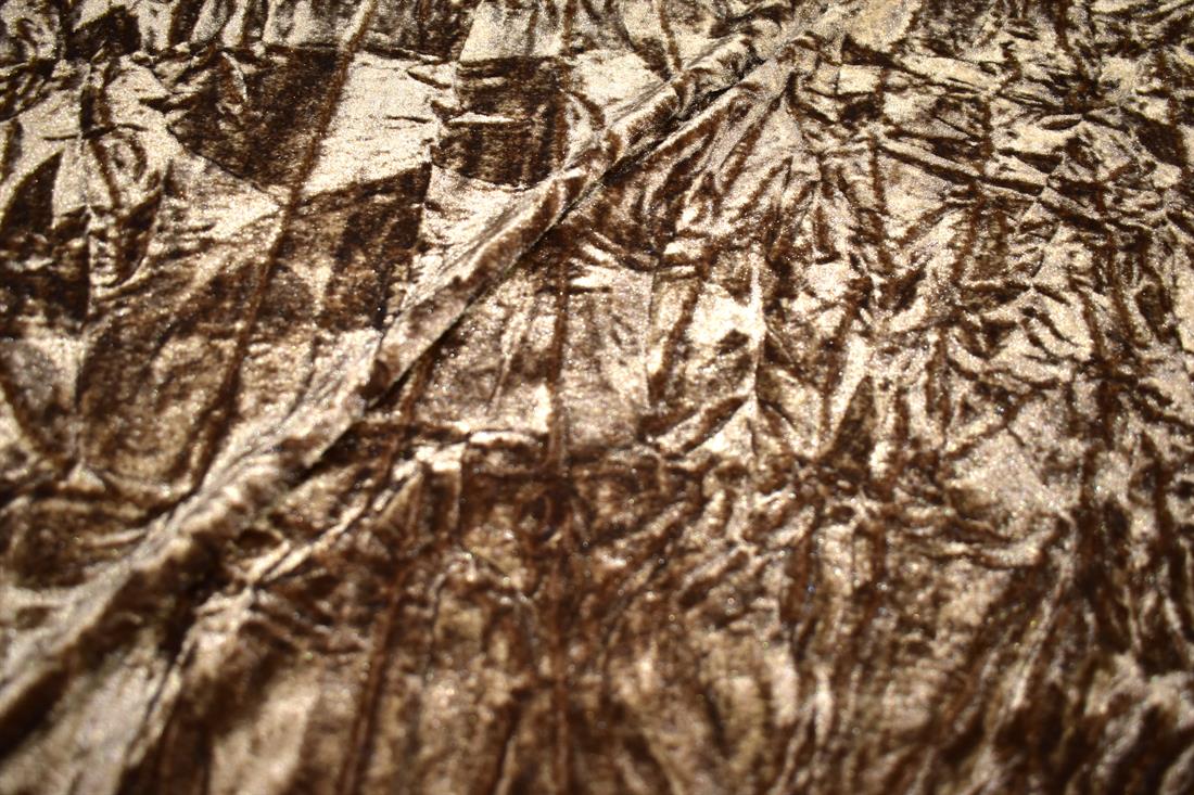 Plain Crushed Velour Velvet Fabric