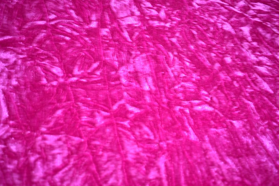 Plain Crushed Velour Velvet Fabric