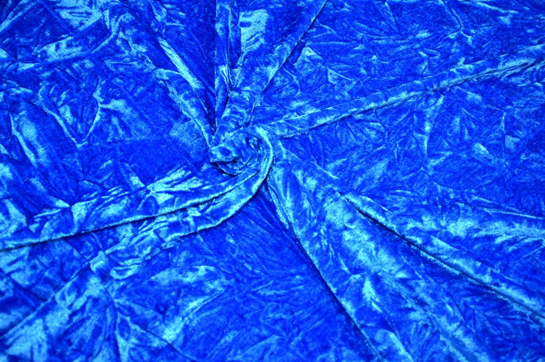 Plain Crushed Velour Velvet Fabric
