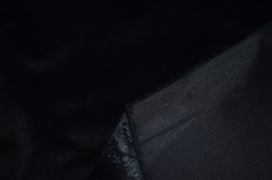 Black Quality Soft Plush Velvet Fabric