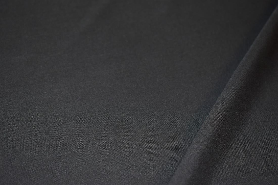 Black Plain Viscose Fabric
