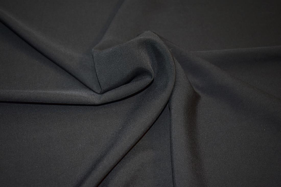 Black Plain Viscose Fabric