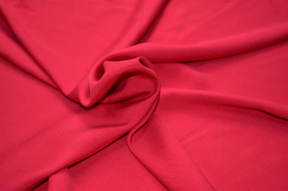 Bright Pink Plain Viscose Fabric