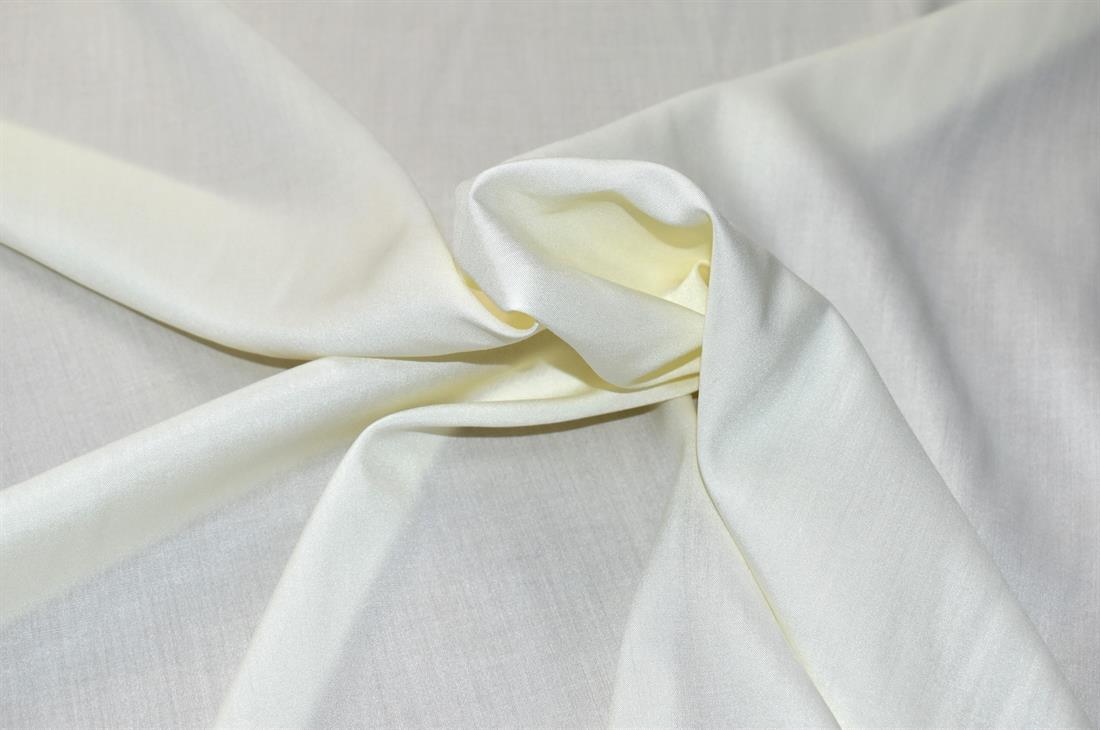 Cream Plain Viscose Fabric