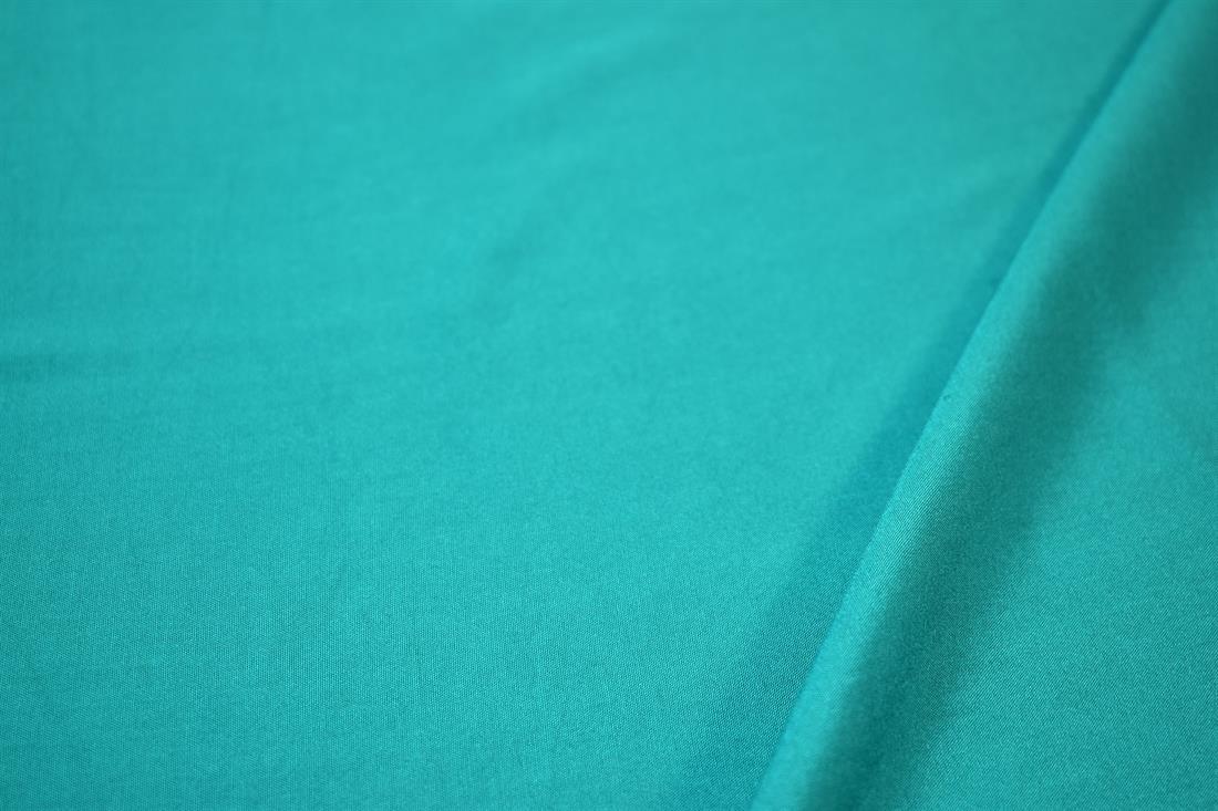 Dark Turquoise Plain Viscose