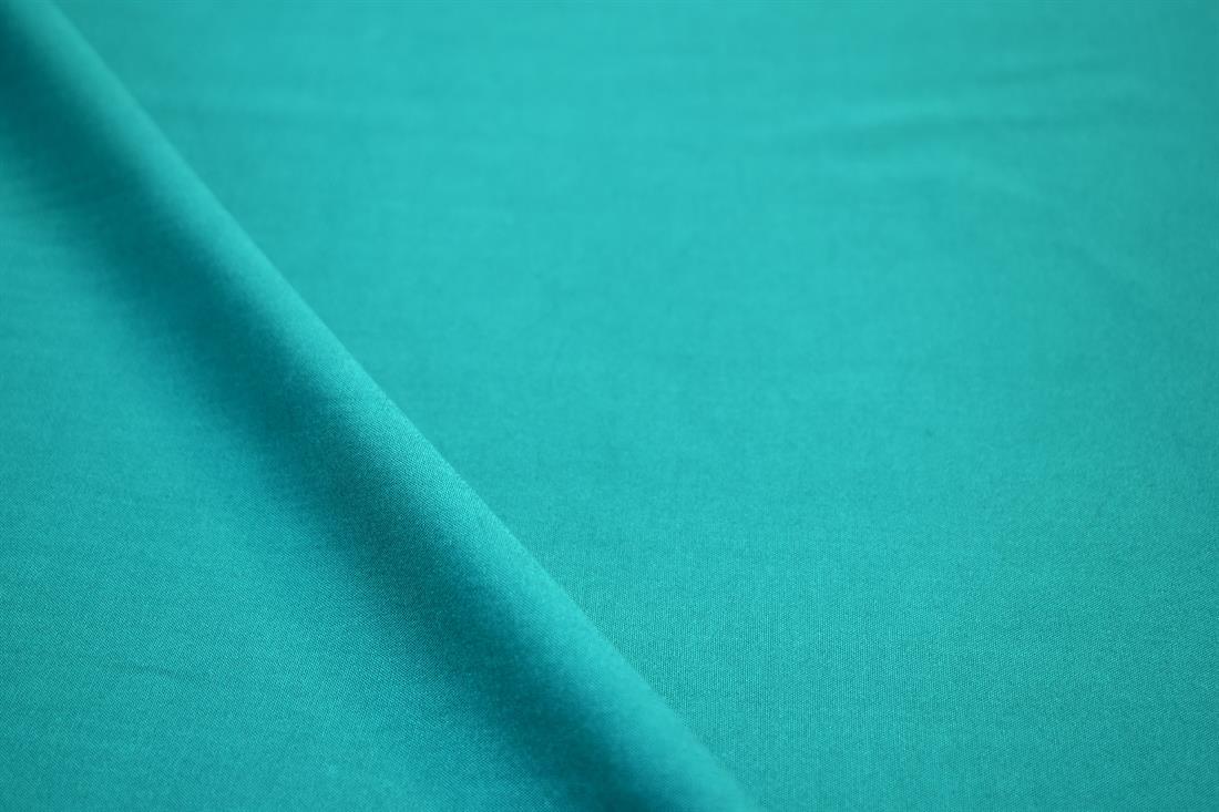 Dark Turquoise Plain Viscose