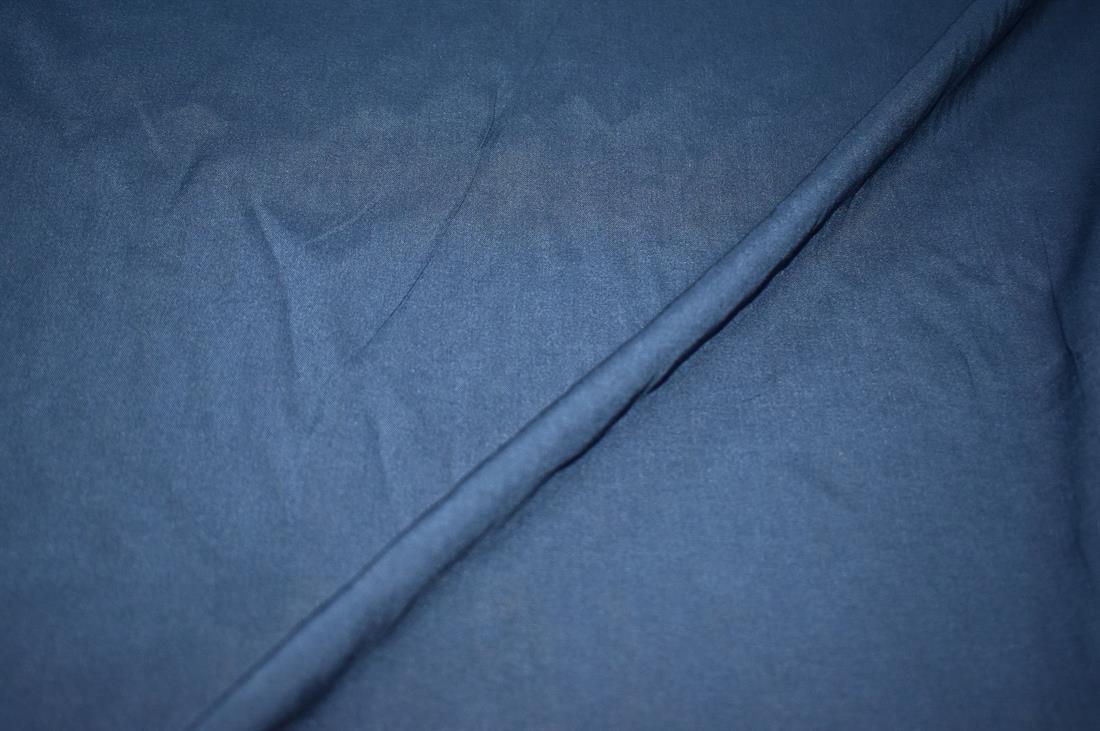 Navy Plain Viscose Fabric