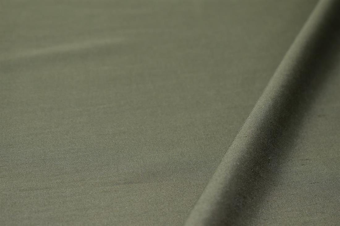 Olive Green Plain Viscose Fabric