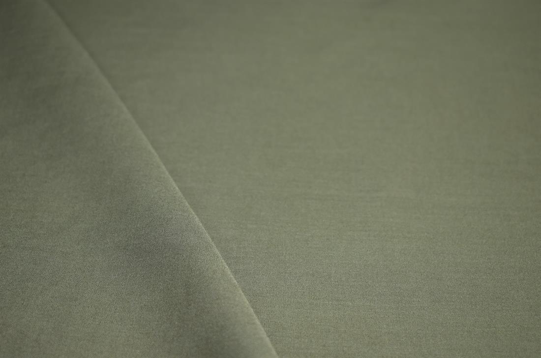 Olive Green Plain Viscose Fabric