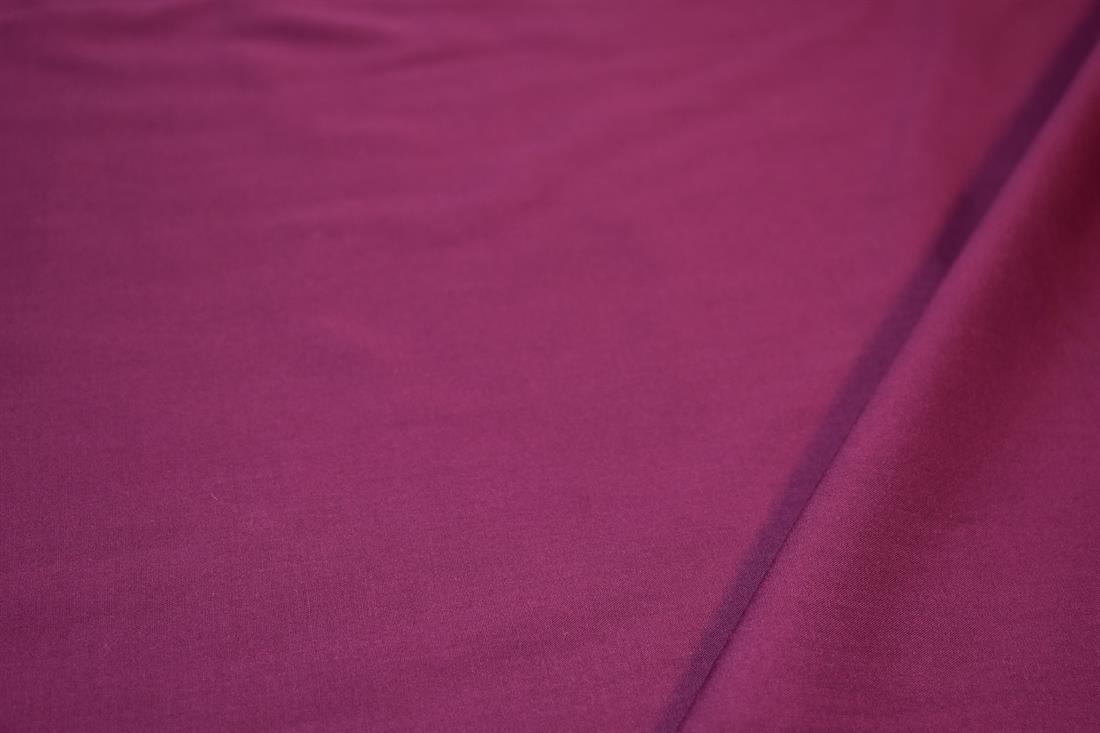 Plum Plain Viscose Fabric