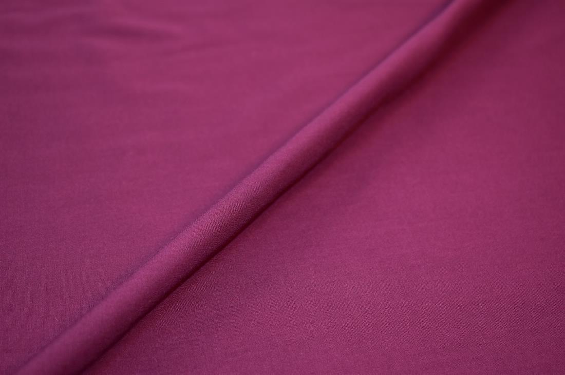Plum Plain Viscose Fabric