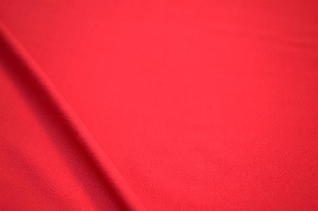 Red Plain Viscose Fabric