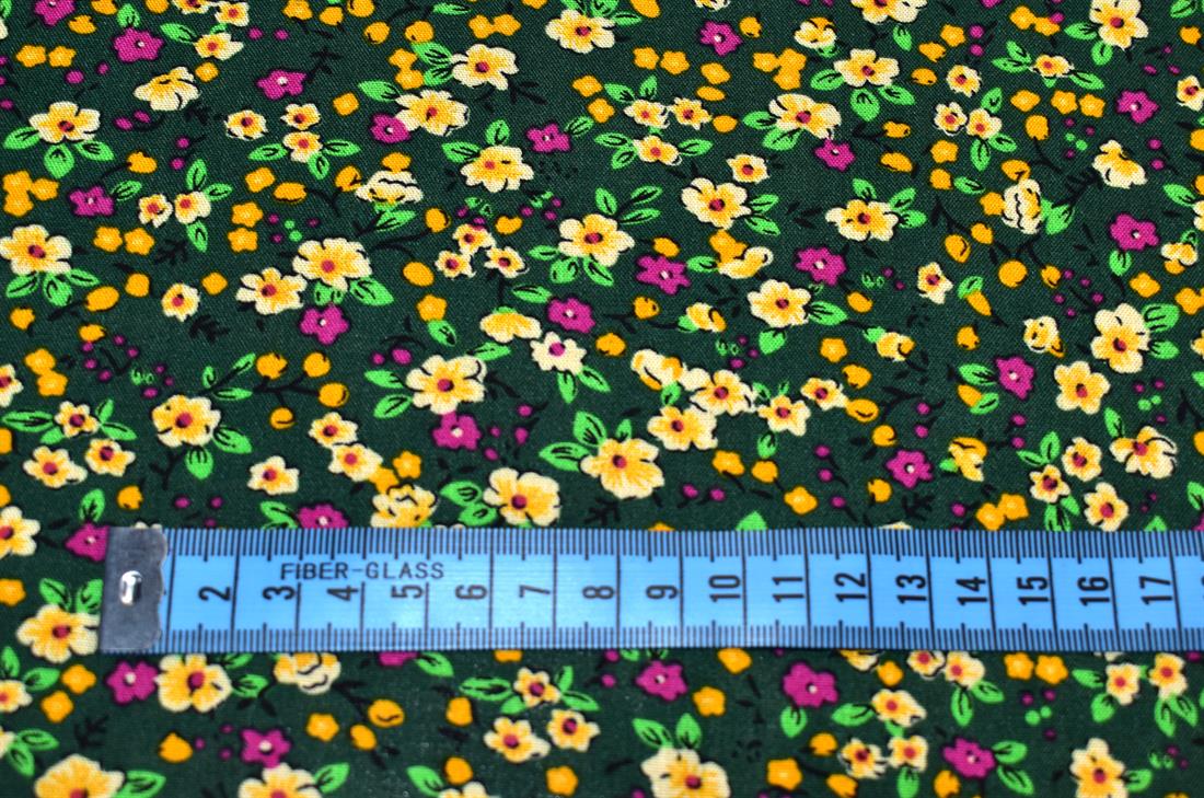Printed Floral 100% Viscose Fabric Material