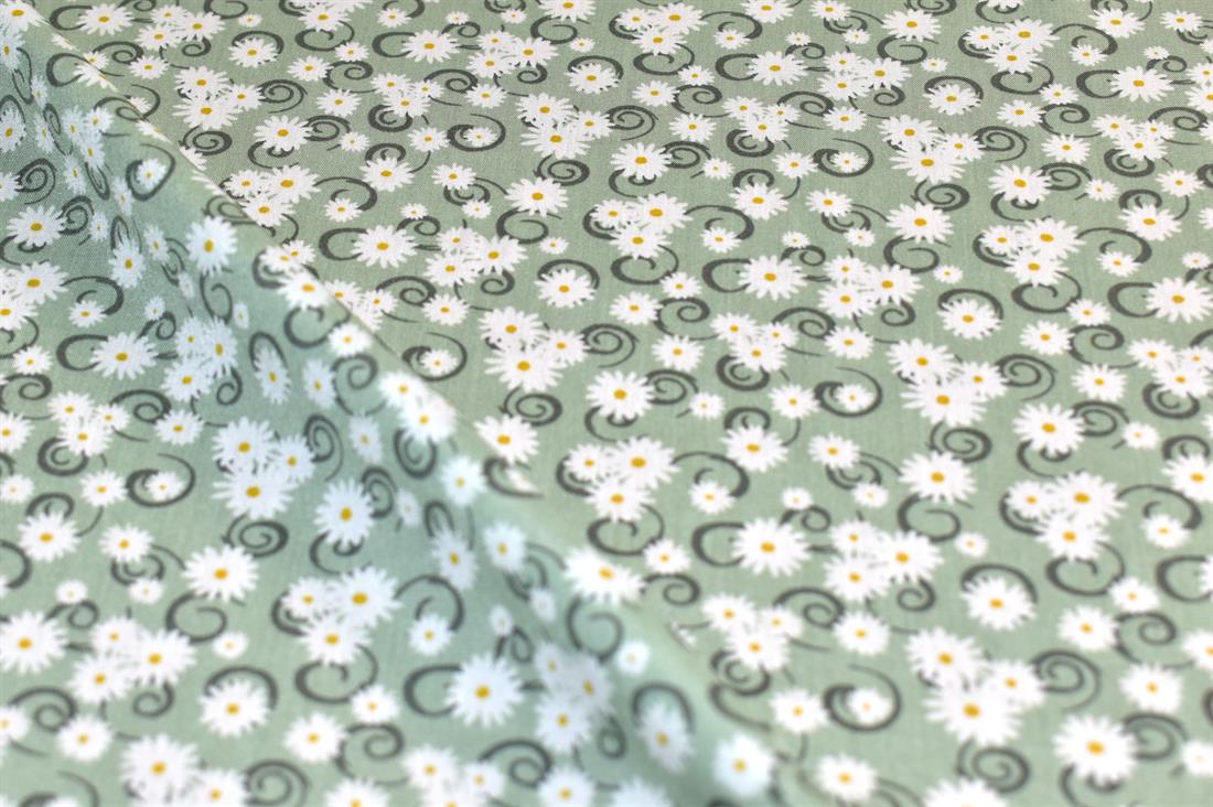 Printed Floral 100% Viscose Fabric Material