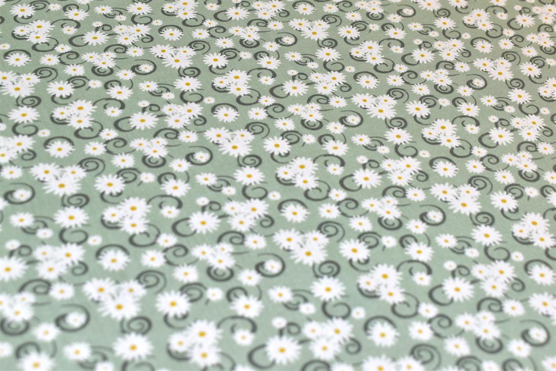 Printed Floral 100% Viscose Fabric Material