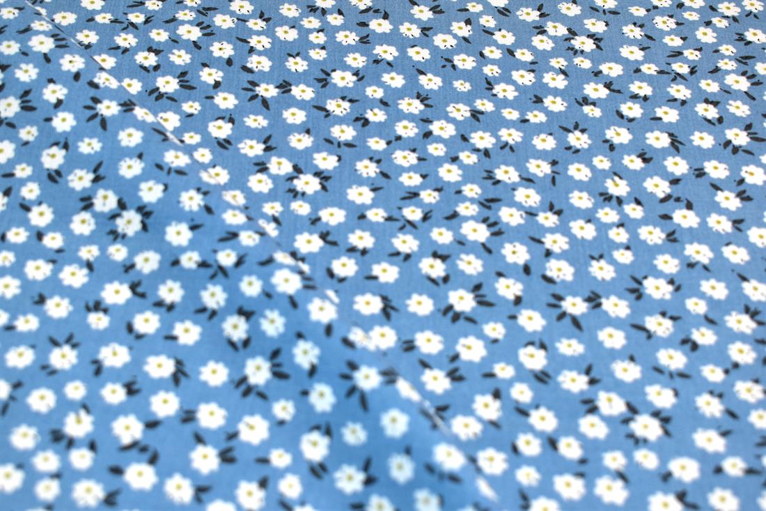 Printed Floral 100% Viscose Fabric Material