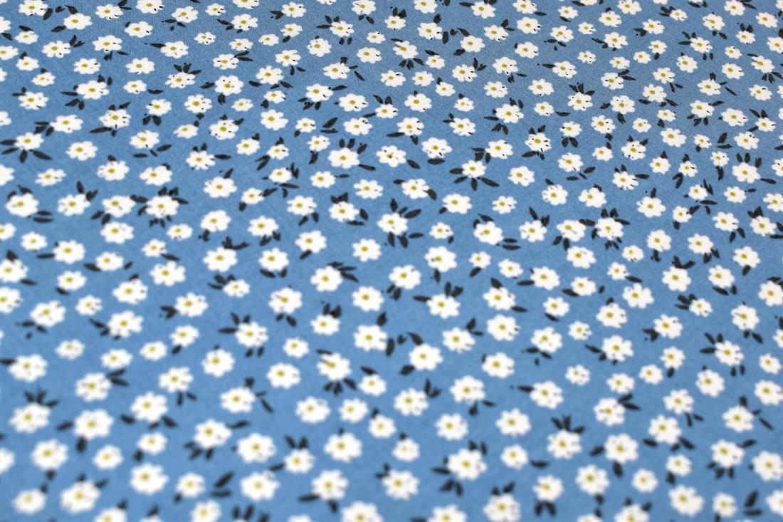 Printed Floral 100% Viscose Fabric Material