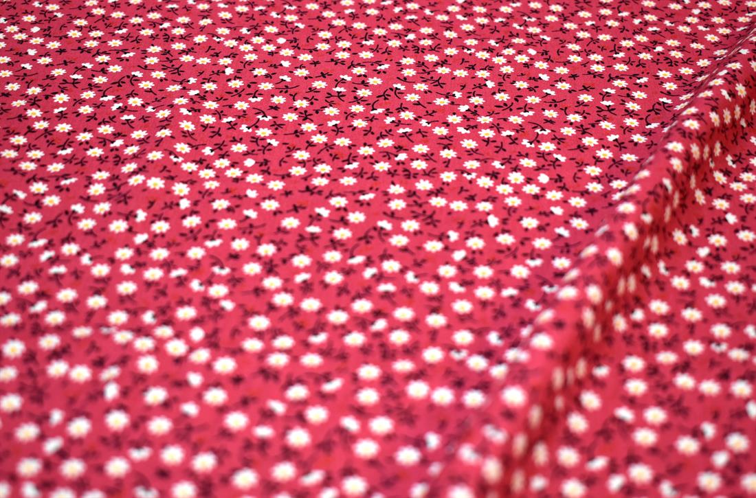 Printed Floral 100% Viscose Fabric Material