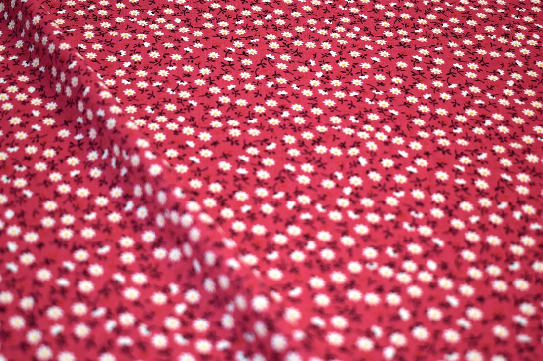 Printed Floral 100% Viscose Fabric Material