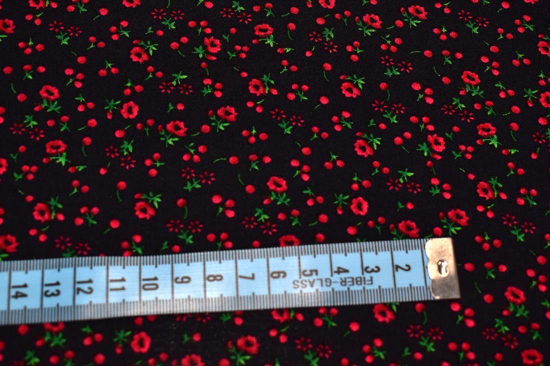 Printed Floral 100% Viscose Fabric Material