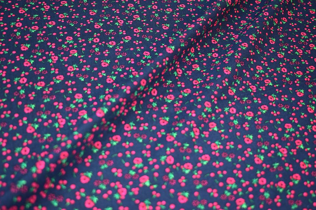 Printed Floral 100% Viscose Fabric Material