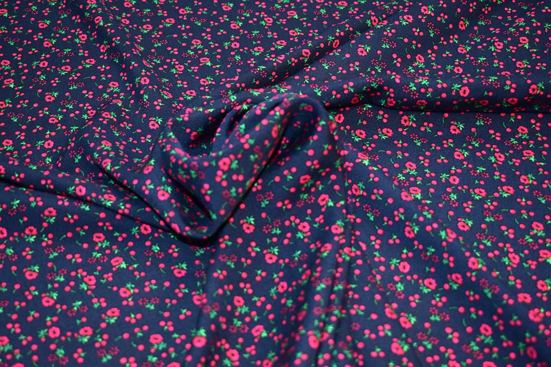Printed Floral 100% Viscose Fabric Material