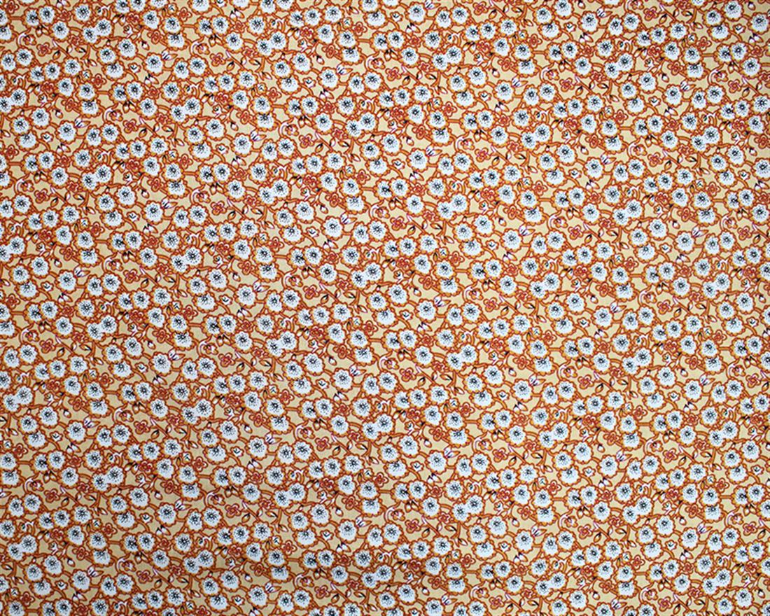 Floral Detail Viscose Printed Fabric