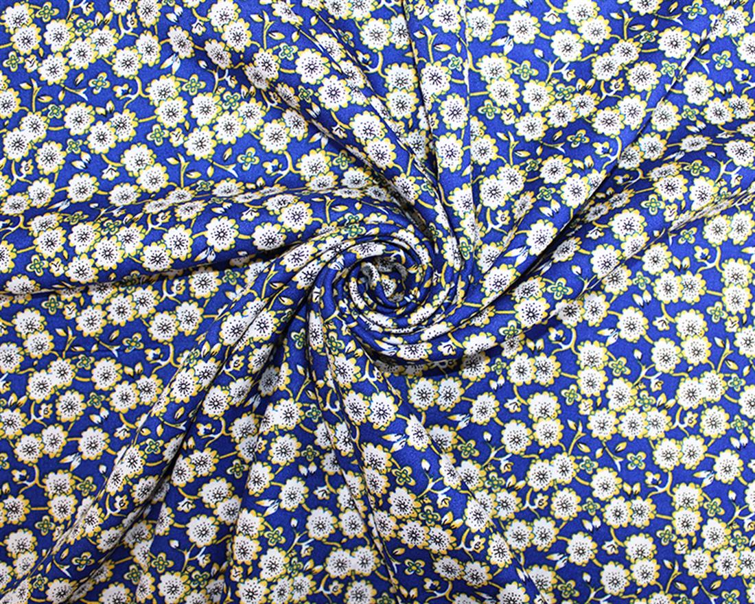 Floral Detail Viscose Printed Fabric