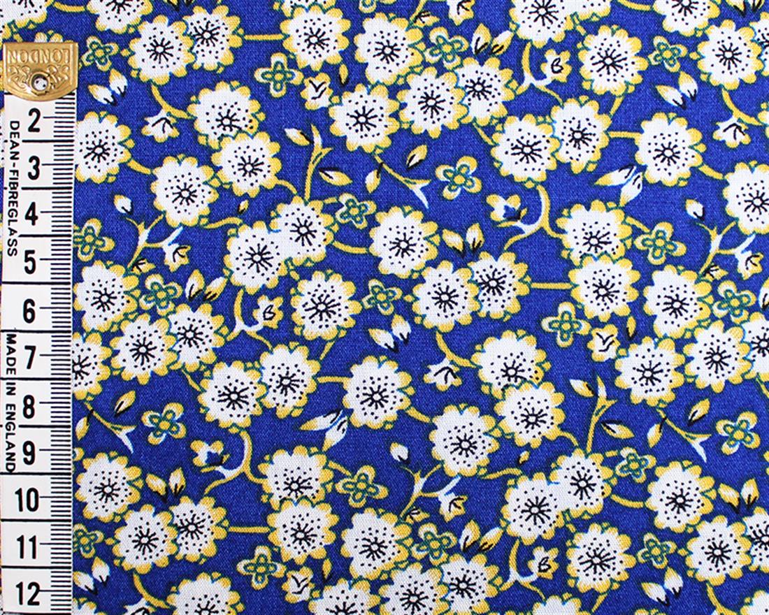 Floral Detail Viscose Printed Fabric