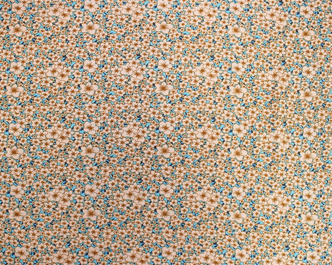 Tropical Detail Viscose Printed Fabric