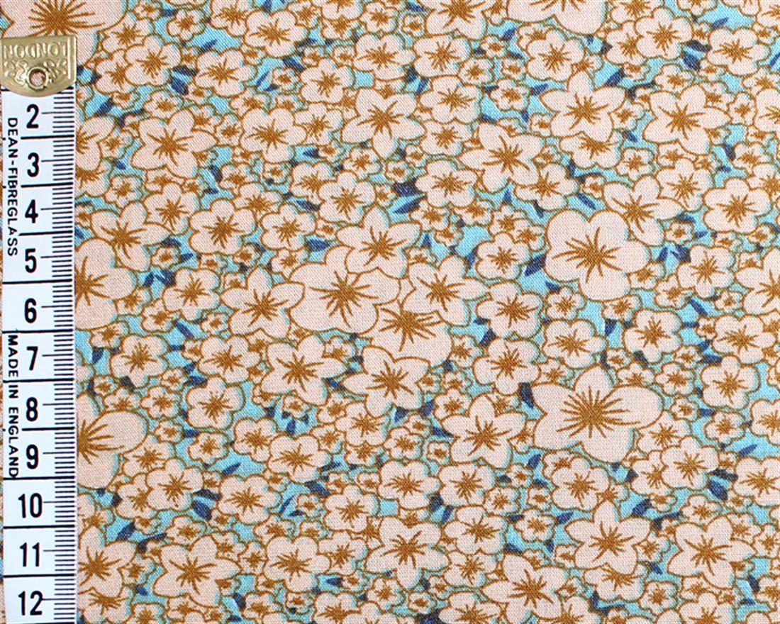 Tropical Detail Viscose Printed Fabric