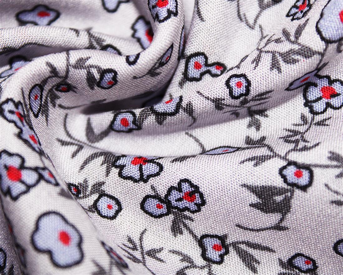 Floral Egg Viscose Printed Fabric